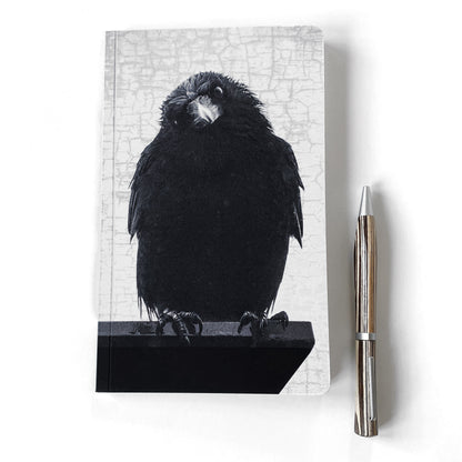 PHILOSOPHER CROW - Small Notebook by June Hunter — SALE