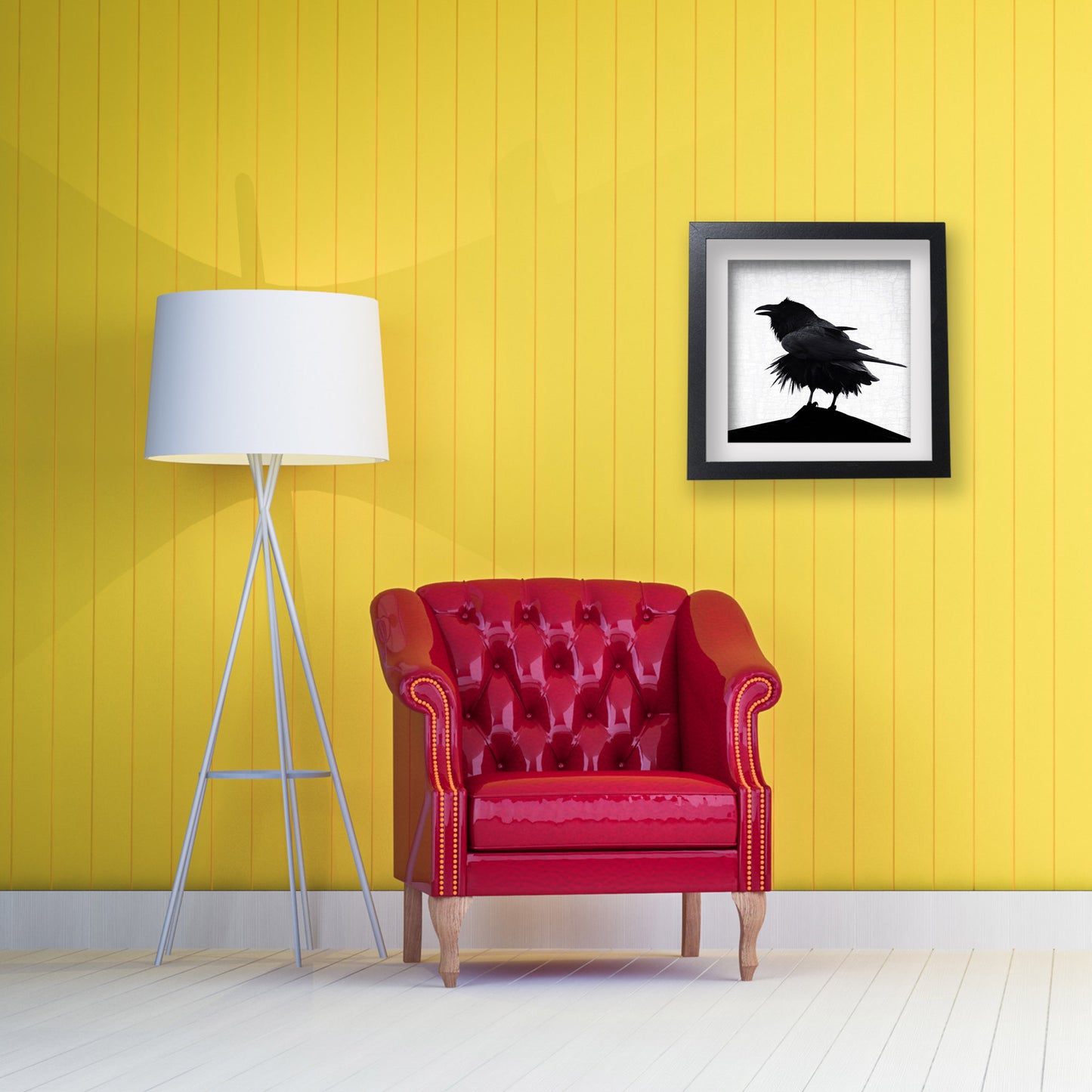 STORM RAVEN - Fine Art Print, Raven Portrait Series