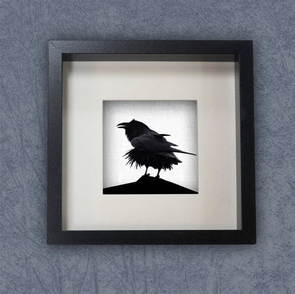 STORM RAVEN - Fine Art Print, Raven Portrait Series