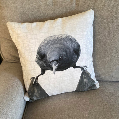 Special order for DENISE — INTERPRETIVE DANCE — Crow Cushion Cover