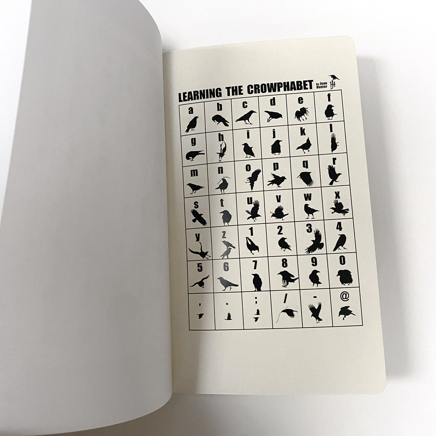 CROWPHABET - Small Notebook by June Hunter — SALE