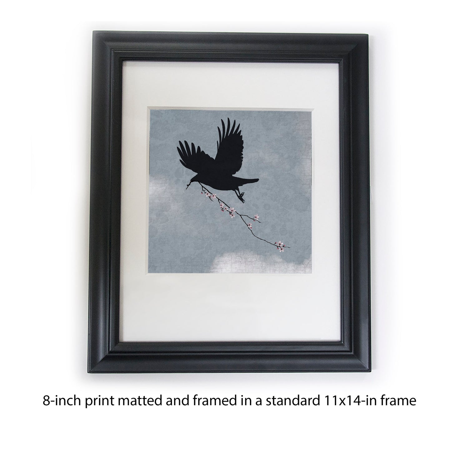 SKY MESSENGER - Fine Art Print, Blue Crow Series
